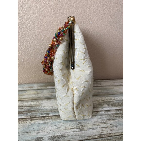 Mary Frances Vintage Palm Tree Beaded Handbag – Rare Tropical Accessory - Picture 11 of 16